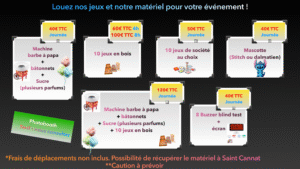 formules location materiel